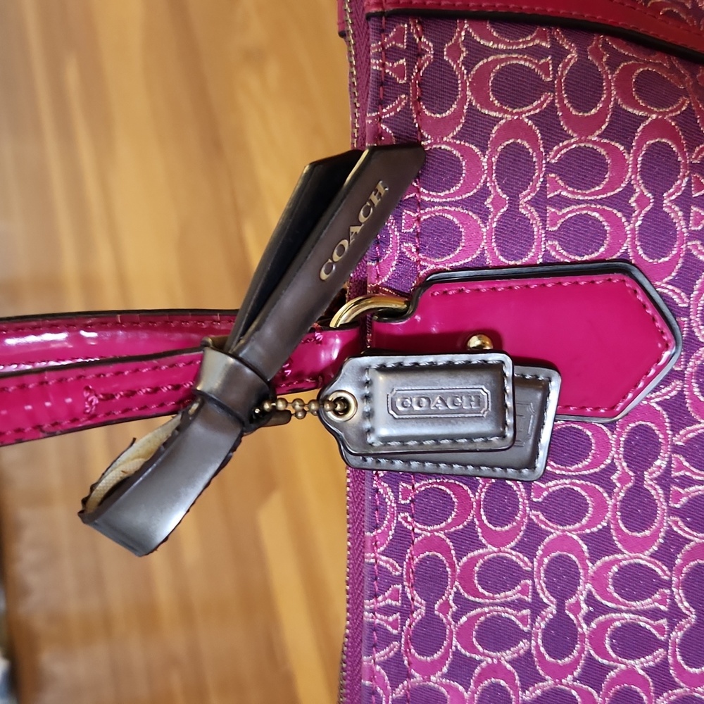Coach Poppy Metallic Signature - Picture 5 of 15